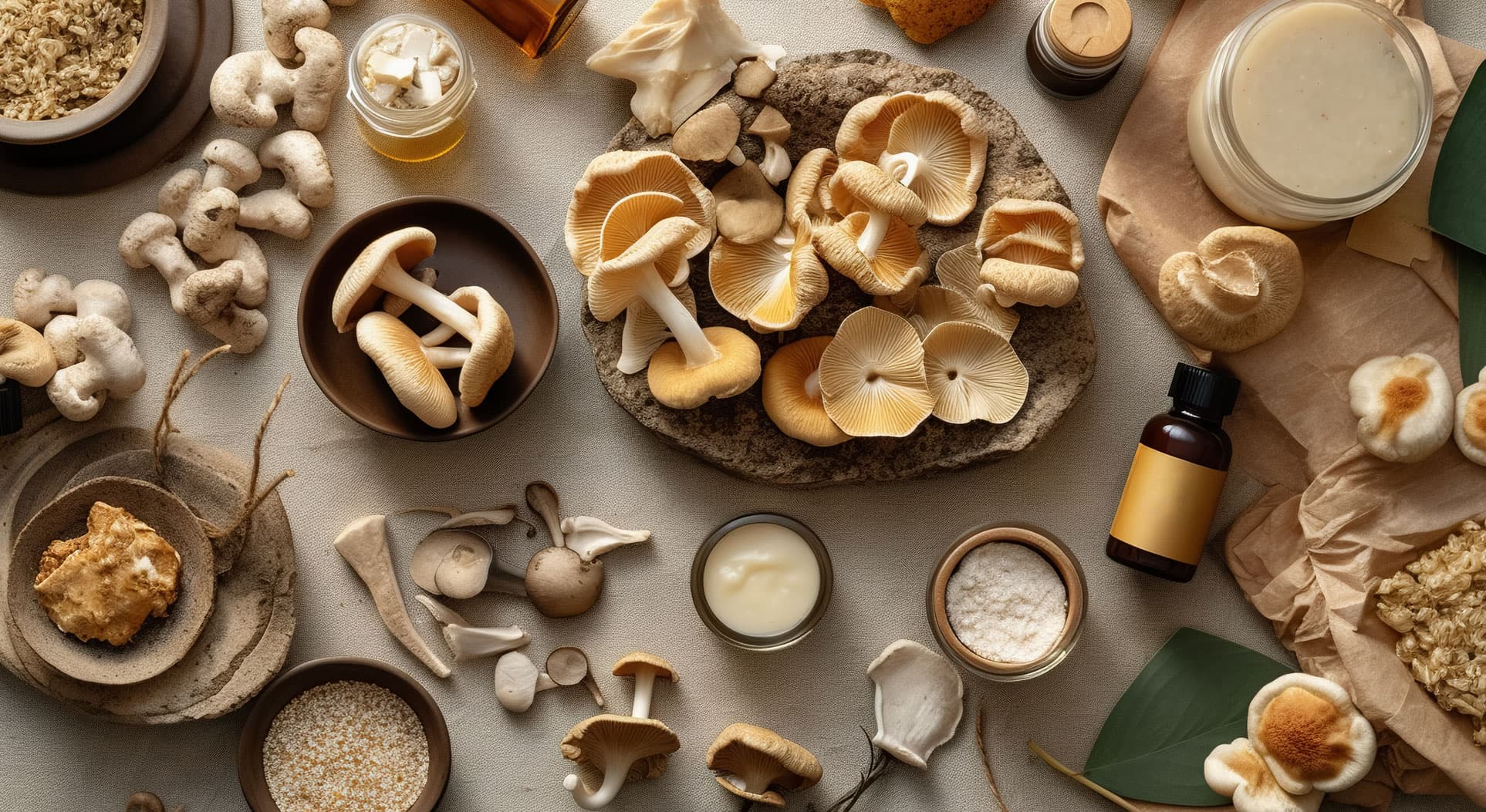 Functional mushrooms and product development